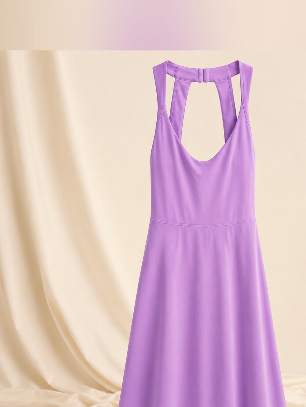 HALARA Lilac Racerback Midi Dress